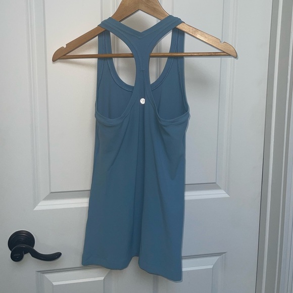 Lululemon Cool Racerback II Seascape Blue 2017 Style #: W1AASS $48 Luon Light 4 - Picture 3 of 5